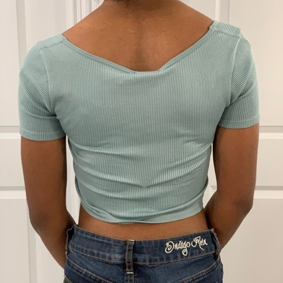 ZARA Limitless Contour Square Neck Top - Picture 6 of 14